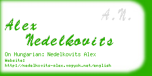 alex nedelkovits business card